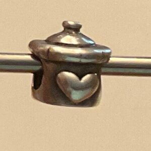 Vintage Carlo Biagi 925 Sterling Silver Baby Bottle Slide Bracelet Charm